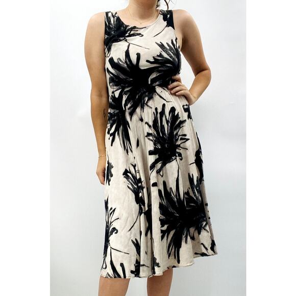 Jams World S Black Gray Midi Summer Dress - Picture 2 of 6